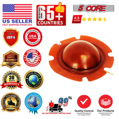 5Core 2 Inch Diaphragm Replacement 10 Pcs Phenolic Voice Coil 51mm + Kapton Former Diameter Horn image 8