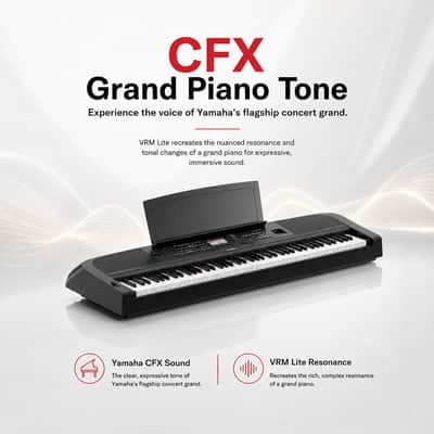 Yamaha DGX670 88-Key Portable Grand Piano Bundle (Black) image 3