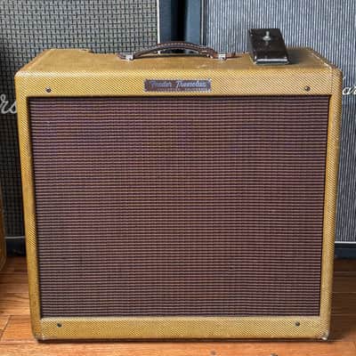 1960 Fender Tremolux 5E9A Vintage 1x12 Tweed Narrow Panel Pre CBS Tube Combo Amplifier! image 1