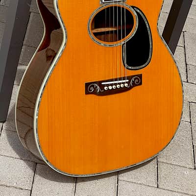 Martin MC-45L Custom Shop Cutaway 1988 1-off factory MC-45 Left Handed Cutaway insane special order. image 3