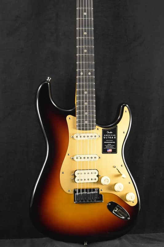 Mint Fender American Ultra II Stratocaster HSS Ultraburst Ebony Fingerboard image 1