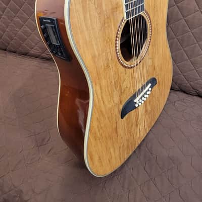 Oscar Schmidt OD312CESM Dreadnought Cutaway Style Mahogany Neck 12-String Acoustic-Electric Guitar image 12