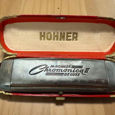 Hohner Chromonica Deluxe II Chrome Blues Harp with Pitch Bender - Key of C image 1