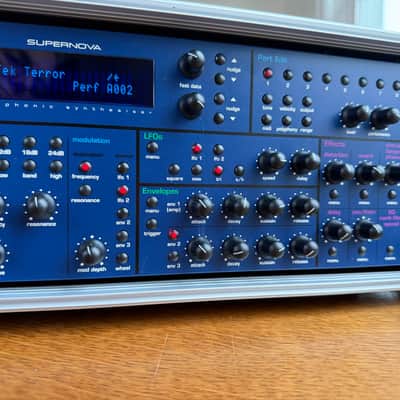 Novation Supernova Polyphonic Rackmount Synthesizer in Flight Case image 5