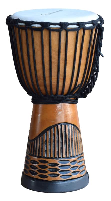 Ecko 40CM Carved Djembe, Black Hill image 1