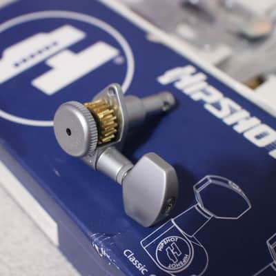 NOS Hipshot 3x3 Locking Tuning machines  - Satin chrome Electric Guitar NEW image 1