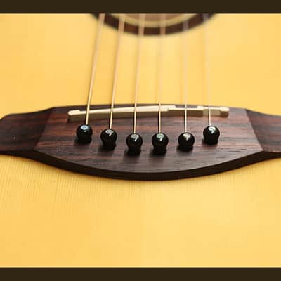 Aslin Dane Icosa 6 String solid top thin line electric-acoustic guitar - Natural in High Gloss image 6