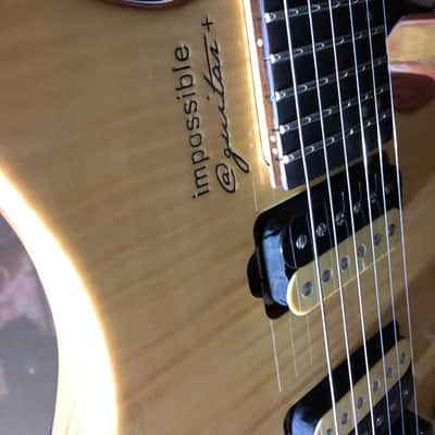Impossible@guitar™ בְּצַלְאֵhל™ Drop Top Natural Flame + GhostFire Bullet 3.0 padded Super Thick GigBag - Safe Shipping image 2