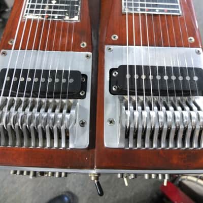 Sho Bud The Professional D10 Double 10 string Pedal Steel Guitar 1972 - Transparent Brown image 5