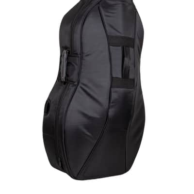 Crossrock Ultra Carbon Fiber Case fits 4/4 Full Size Cello, Super lightweight as 6 lb, with Protective Cover, TSA Lock -Woad Blue image 12
