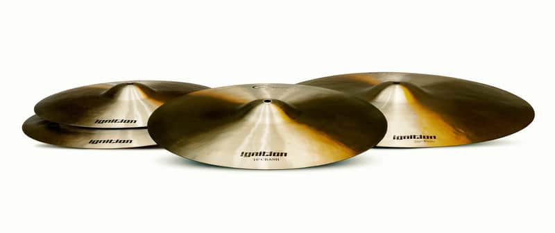 Dream Cymbals IGNCP3 Ignition Series 3 Cymbal Pack - 14-Inch Hi Hats, 16-Inch Crash & 20-Inch Ride image 1