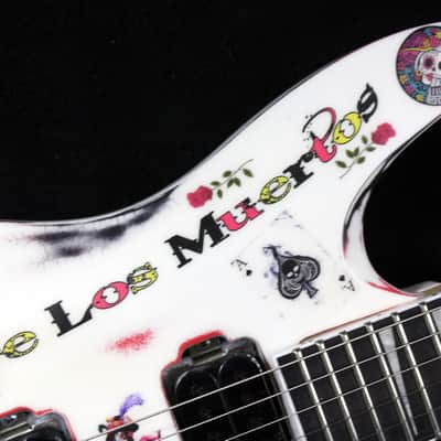Custom Painted and Upgraded Jackson Dinky JS22 - Aged and Worn With Graphics image 7