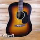 Martin D-X2E A/E Dreadnought Guitar with Martin Soft Shell Case - Ziricote Burst