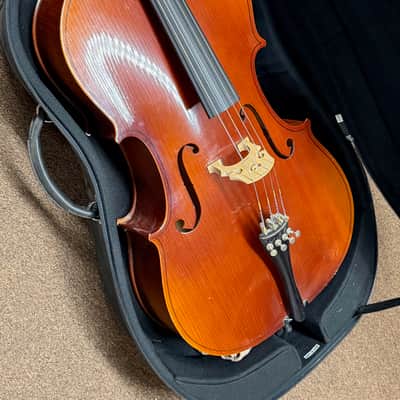 Used Wenzel Kohler 3/4 Size Cello Made in Czechoslovakia w/ Lightweight Case Local Pickup Item image 2