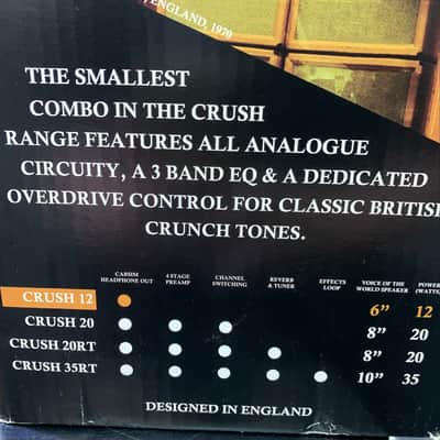 Orange Crush 12 12-Watt 1x6" Guitar Combo 2015 - Present - Orange image 7