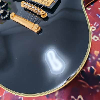 *RARE* 1987 Greco "Mint Collection" EGC68-50 EGC-600 LH - '68 Les Paul Custom Reissue - Killer Black Beauty - Lefty Left-Handed Japan MIJ image 6