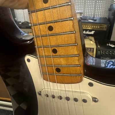Fender MIM Standard HSS Stratocaster with Maple Fretboard 1999 - 2005 - Midnight Wine image 8