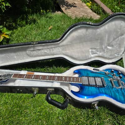 Gibson SG Deluxe Blue Burst Metallic image 1
