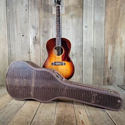 Gibson  LG-1 1965 with Transitional 1 5/8" Nut & Replaced Bridge Original Case - Natural image 17