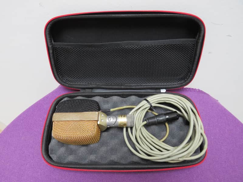 AKG D12 Cardioid Dynamic Microphone - 1960s - Gold/ Black image 1