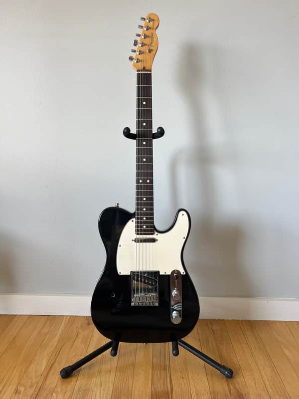 Fender American Standard Telecaster (Black) with Rosewood Fretboard 1999-2000 with Hard Shell Case image 1