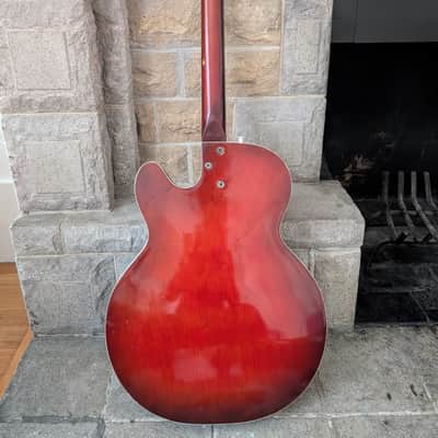 Harmony H54 Rocket 1960s - Red Sunburst image 2