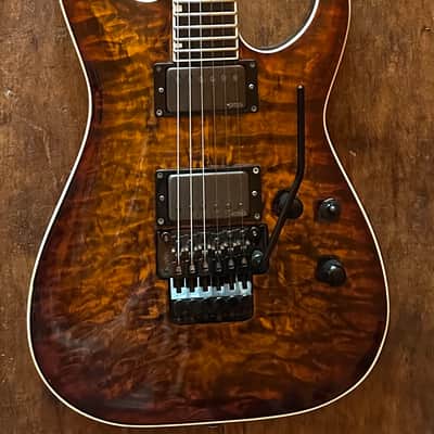 ESP E-II Horizon FR-II 2021 - Present - Tiger Eye Sunburst image 15