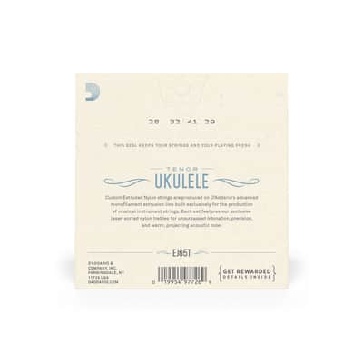 DAddario EJ65T Ukulele Clear Nylon image 3