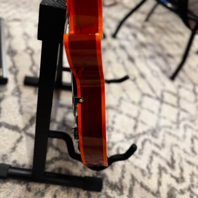 Gibson Custom Shop M2M Orange Widow Les Paul Custom Figured image 7