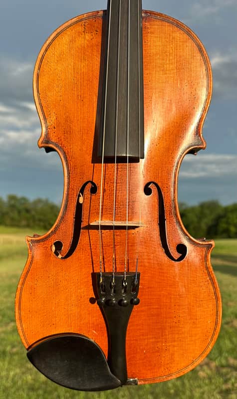 Deep Old Violin labeled “Testore” Czech 4/4 image 1