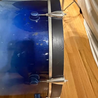 Mapex Pro M Blue & White Fade Drum Set image 9