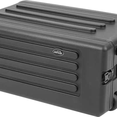 SKB 1SKB-R4SW 11.75" Deep Shallow Roto-Molded Rolling Audio Rack Case image 2
