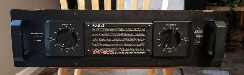 Roland SRA-800 ローランドアンプ Roland SRA-800 ローランドアンプ Roland SRA800 stereo power