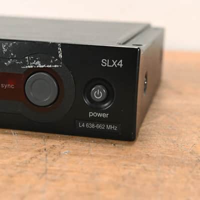 Shure SLX4 Wireless Receiver - L4 Band: 638-662 MHz (NO POWER SUPPLY) CG01SE9 image 4