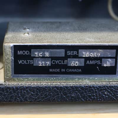 Garnet 15R tube reverb unit 1970s image 3