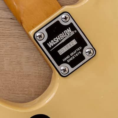 1990s Washburn N1 Nuno Bettencourt Electric Guitar Vintage White, Japan image 15
