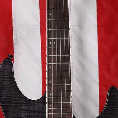 ESP LTD M-200 FM - See Thru Black image 4