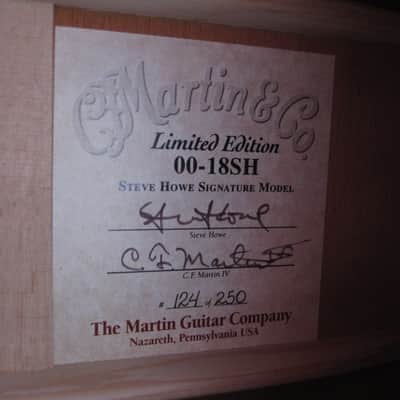 Steve Howe Signature Model Martin 0018-SH limited edition acoustic guitar image 2