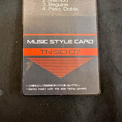 Roland TN-SC1-07 Music Latin Style Card image 1