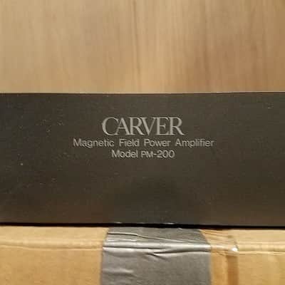 Carver Power Amp Used with box image 21