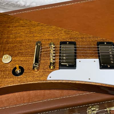 NEW! Gibson Custom 1957 Mahogany Moderne Reissue Electric Guitar - Antique Natural, VOS - 7.3lbs - G07318 image 3