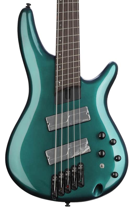 Ibanez Bass Workshop SRMS725 5-string Multi-scale Electric Bass Guitar - Blue Chameleon image 1