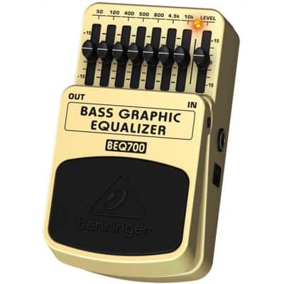 BEHRINGER BEQ700 BASS GRAPHIC EQUALIZER EFFETTO PEDALE EQUALIZZATORE GRAFICO 7 BANDE PER BASSO image 2