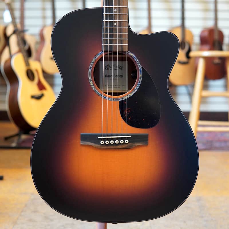 Martin Road Series OMC-10E Modern Acoustic-electric Guitar 1935 Sunburst w/Softshell Case image 1