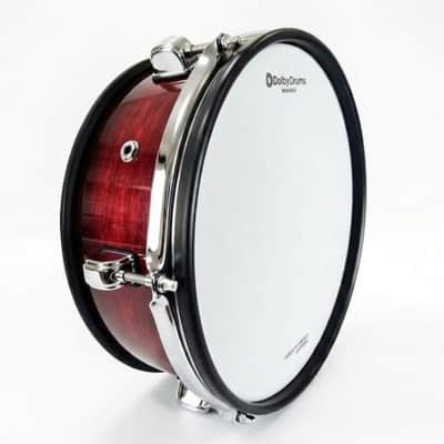 Dolby 12” Dual Core Red Fade Electronic SNARE 6 Trigger for Roland Alesis Drum image 2