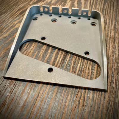 Van Dyke-Harms Telecaster Bridge, Cut for Bigsby Tremolo image 3