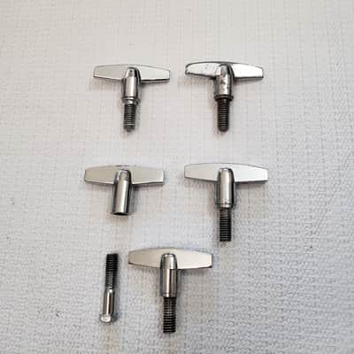 Ludwig Hand Tension Rods for Stands 1980s-1990s - Chrome image 1