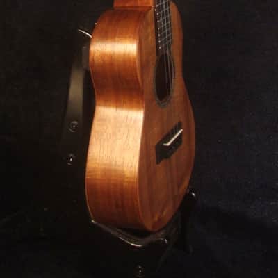 Handcrafted Concert Ukulele, Solid Hawaiian Koa, Mermaid Inlay, Soft-bag, Bruce Wei UG15-2935 image 4