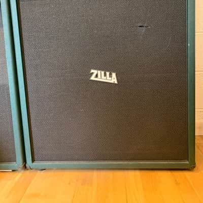 Immagine Zilla 4x12 Custom Rectifier OS Size – Celestion Vintage 30s – Black on Green Tolex – Straight Front - 4