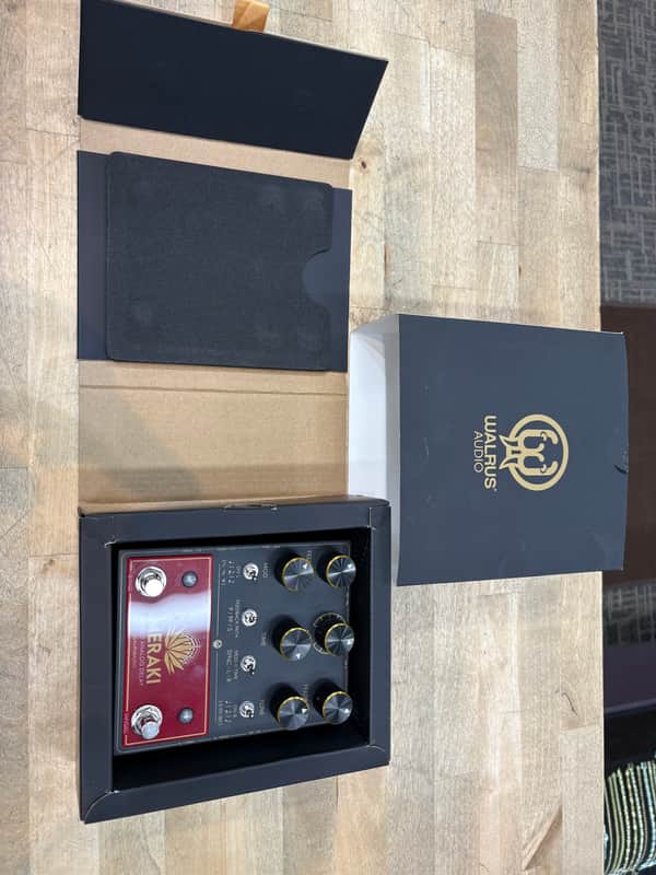 Walrus Audio Meraki Stereo Analog Delay 2024 - Present - Black / Red imagen 1
